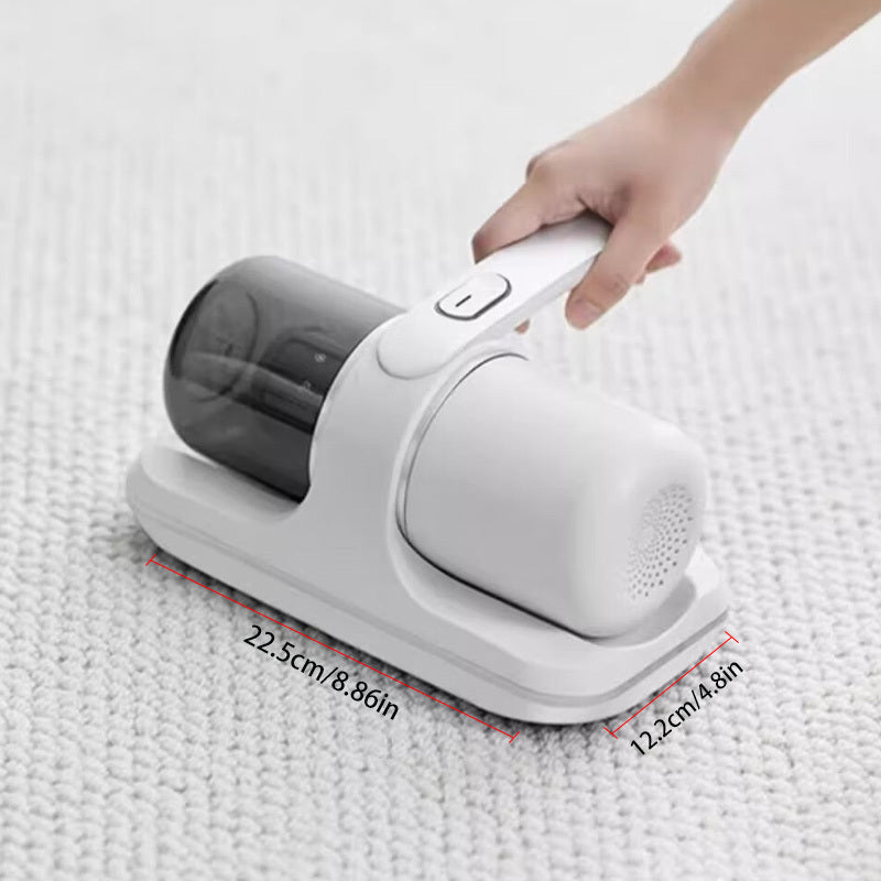 Portable Handheld Vacuum Cleaner | Powerful Bed Vacuum & Pet Hair Remover | Rechargeable Cordless for Carpets & Floors | USB Charging