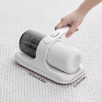 Portable Handheld Vacuum Cleaner | Powerful Bed Vacuum & Pet Hair Remover | Rechargeable Cordless for Carpets & Floors | USB Charging