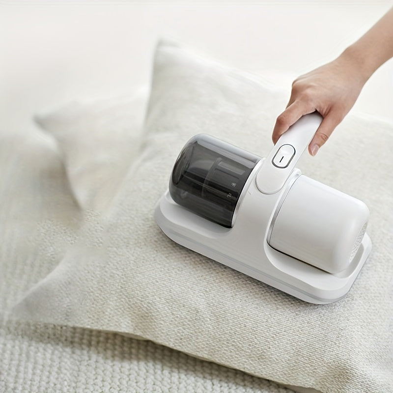 Portable Handheld Vacuum Cleaner | Powerful Bed Vacuum & Pet Hair Remover | Rechargeable Cordless for Carpets & Floors | USB Charging