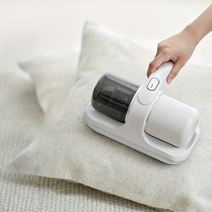 Portable Handheld Vacuum Cleaner | Powerful Bed Vacuum & Pet Hair Remover | Rechargeable Cordless for Carpets & Floors | USB Charging