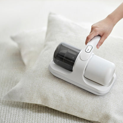 Portable Handheld Vacuum Cleaner | Powerful Bed Vacuum & Pet Hair Remover | Rechargeable Cordless for Carpets & Floors | USB Charging
