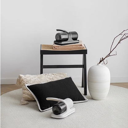 Portable Handheld Vacuum Cleaner | Powerful Bed Vacuum & Pet Hair Remover | Rechargeable Cordless for Carpets & Floors | USB Charging