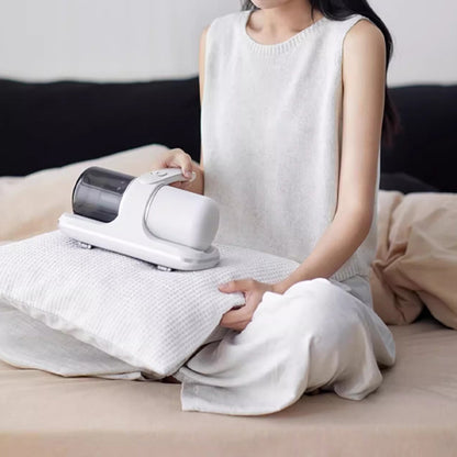 Portable Handheld Vacuum Cleaner | Powerful Bed Vacuum & Pet Hair Remover | Rechargeable Cordless for Carpets & Floors | USB Charging